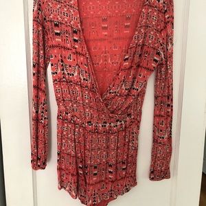 Billabong long sleeve romper